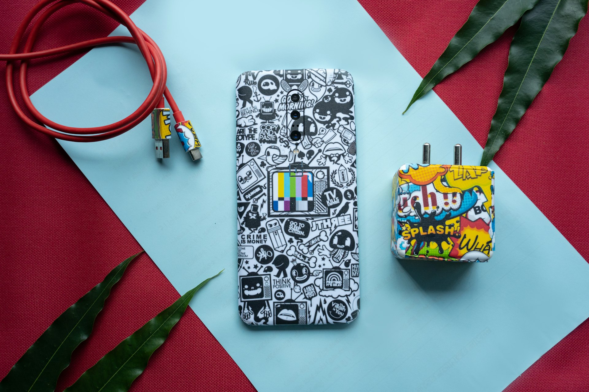 white and black iphone case